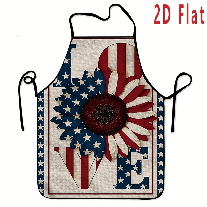 Home Cooking Work - 1 piece patriotic sunflower 