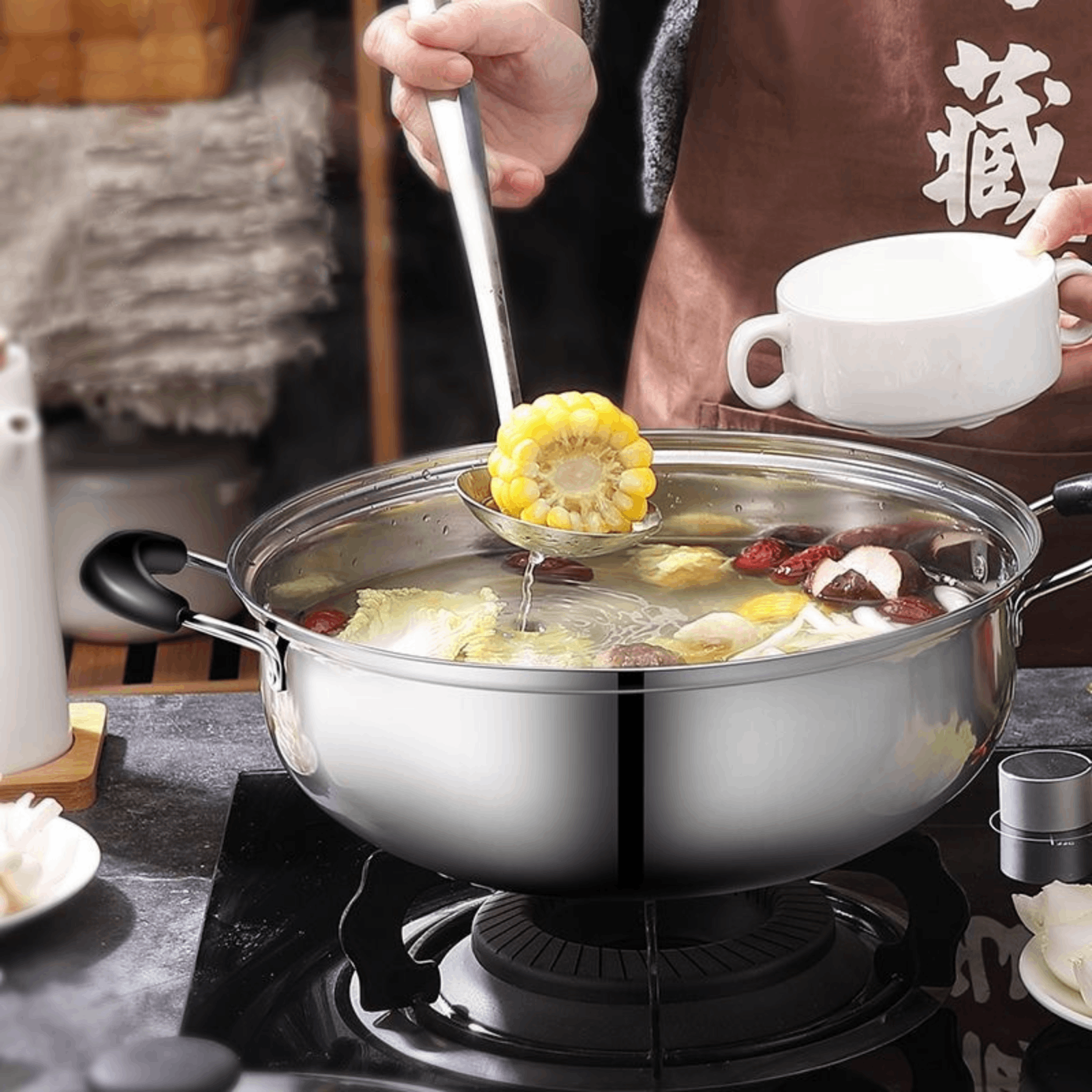 Home Cooking Chinese - Chinese Shabu Shabu Pot Cooking Pot