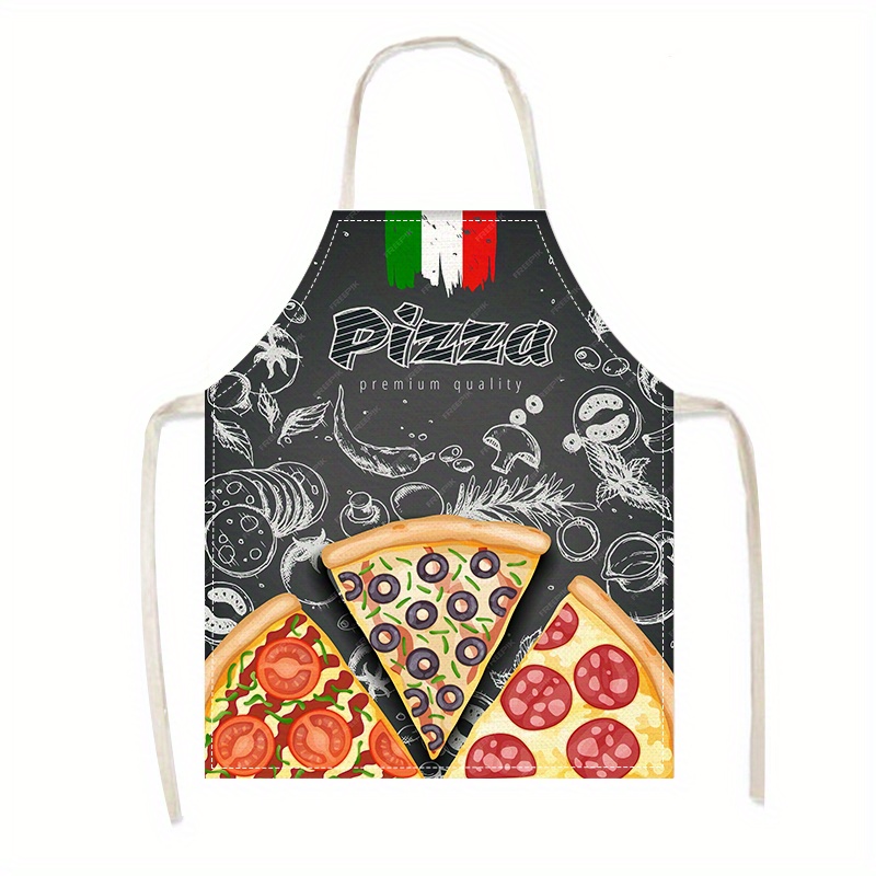 Linen Apron Pizza Italian Food - Home Cooking In Italian บทวิจารณ์และราคา