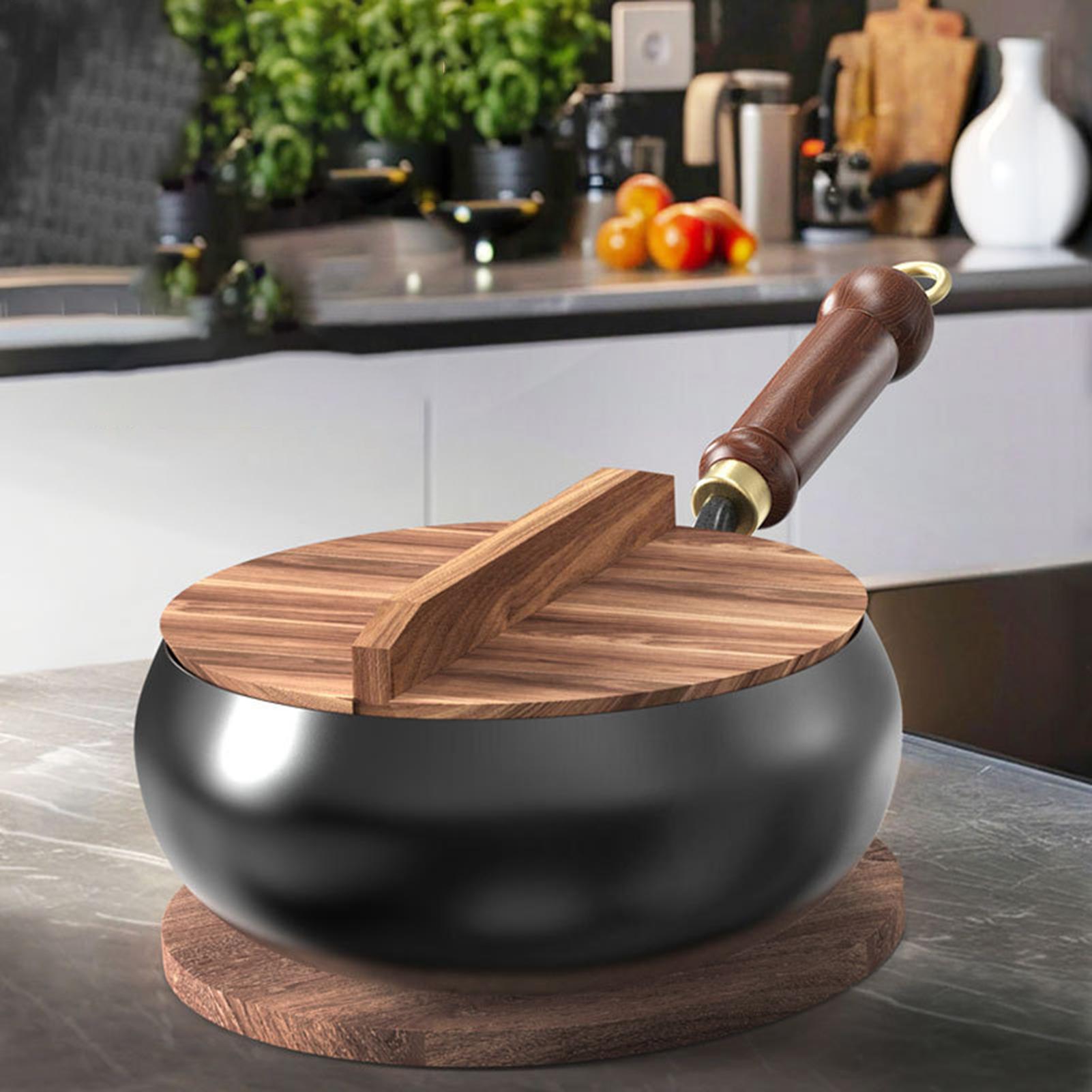 Iron Uncoated Chinese Wok Big  - Home Cooking Chinese บทวิจารณ์และราคา