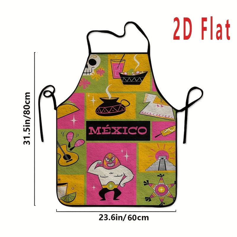 1Pc Mexican Culture Collage Pa - Home Cooking Work บทวิจารณ์และราคา