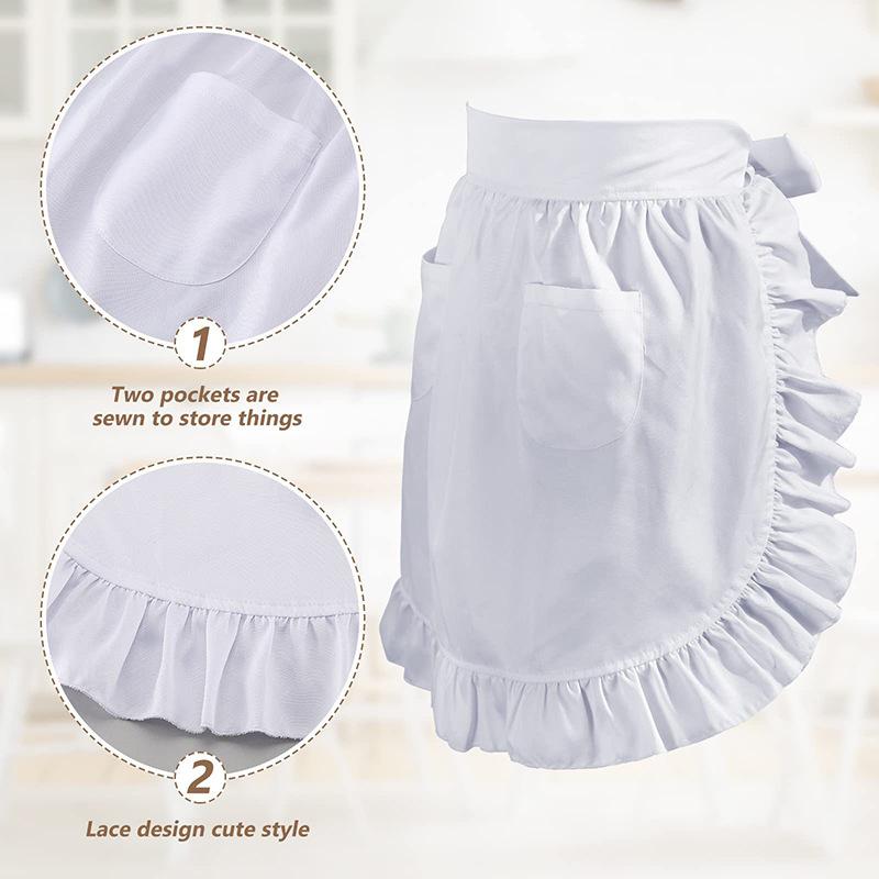Woman Half Waist Cooking Kitch - Home Cooking Work บทวิจารณ์และราคา