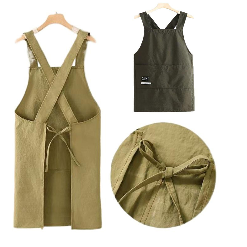 Polyester Apron Cooking Kitche - Home Cooking Work บทวิจารณ์และราคา