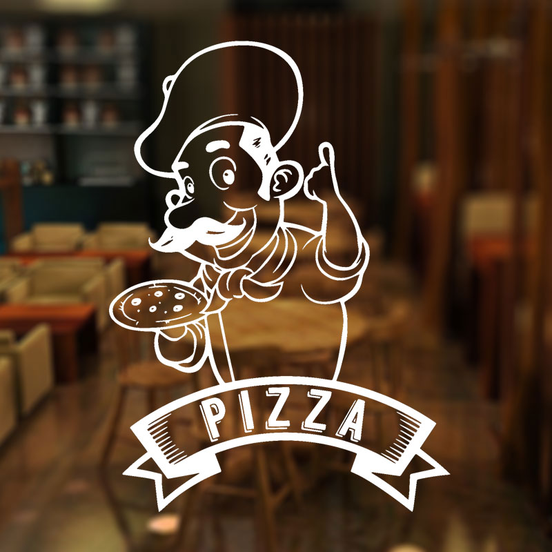 Pizza Pizzeria Logo Cook Sign  - Home Cooking In Italian บทวิจารณ์และราคา