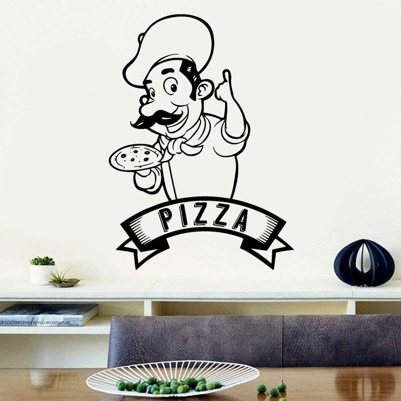 Pizza Pizzeria Logo Cook Sign  - Home Cooking In Italian บทวิจารณ์และราคา