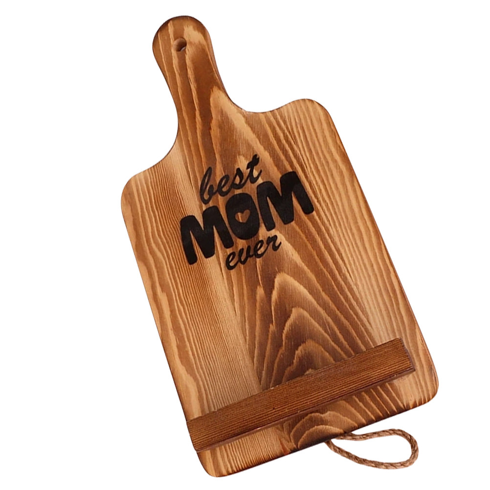 Natural Wood Recipe Book Stand - Home Cooking Book บทวิจารณ์และราคา