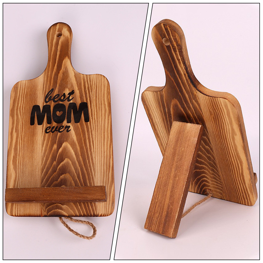 Natural Wood Recipe Book Stand - Home Cooking Book บทวิจารณ์และราคา