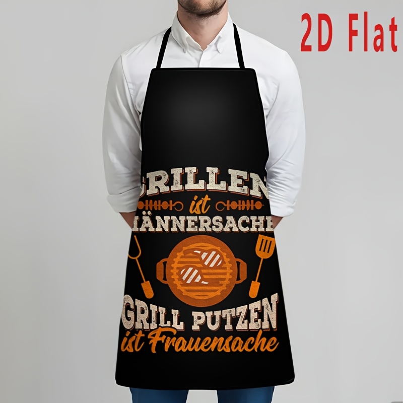 1Pc BBQ Fun Language Pattern A - Home Cooking Work บทวิจารณ์และราคา