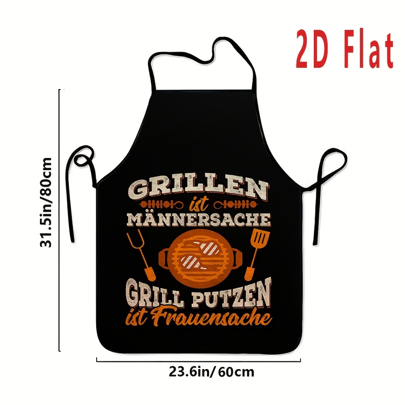 1Pc BBQ Fun Language Pattern A - Home Cooking Work บทวิจารณ์และราคา