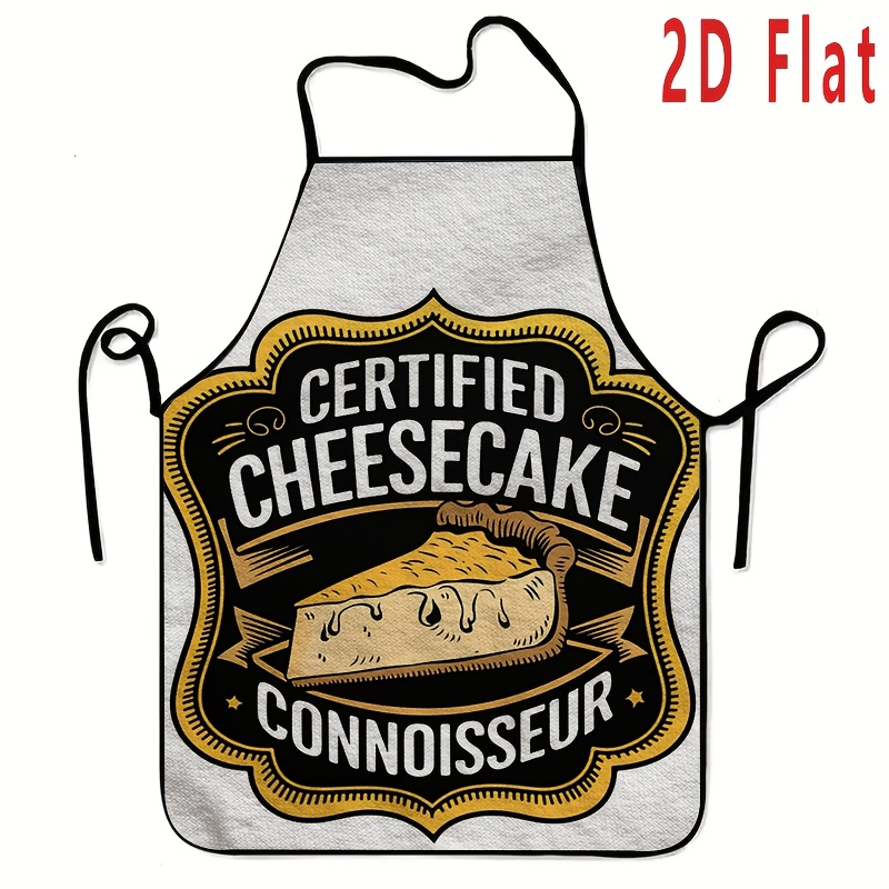 1Pc Cheesecake Printed Apron 6 - Home Cooking Work บทวิจารณ์และราคา