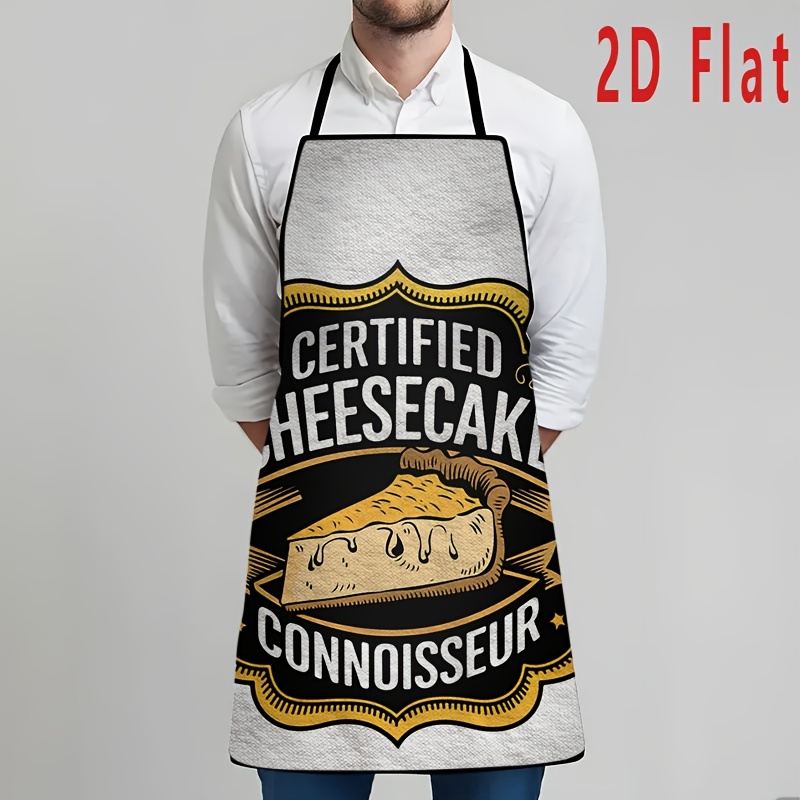 1Pc Cheesecake Printed Apron 6 - Home Cooking Work บทวิจารณ์และราคา